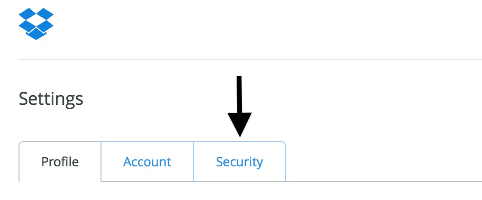 Security tab
